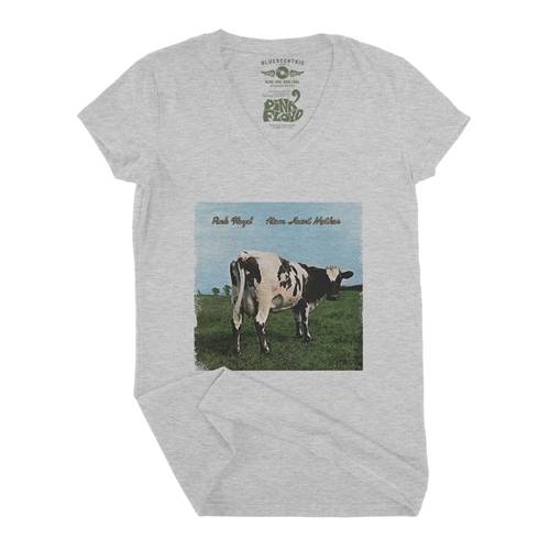 Pink Floyd Atom Heart Mother Album Cover V-Neck T Shirt - Women's