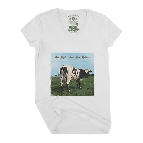 Pink Floyd Atom Heart Mother Album Cover V-Neck T Shirt - Women's