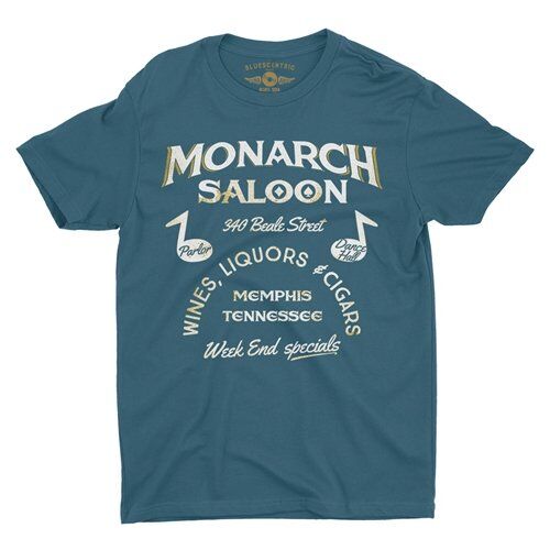 Monarch Saloon Memphis T-Shirt - Lightweight Vintage Style