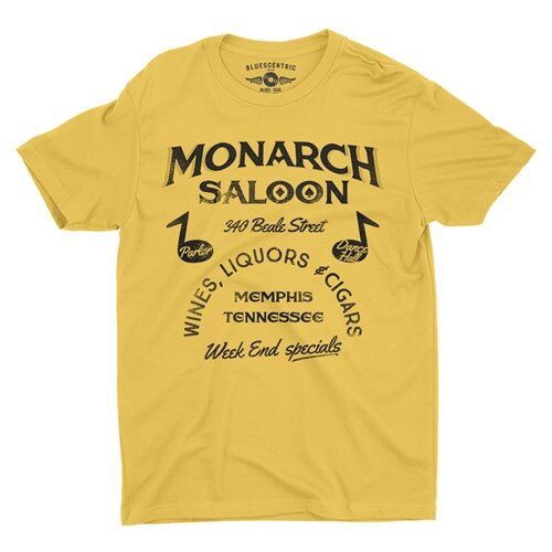 Monarch Saloon Memphis T-Shirt - Lightweight Vintage Style