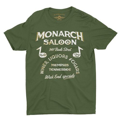 Monarch Saloon Memphis T-Shirt - Lightweight Vintage Style
