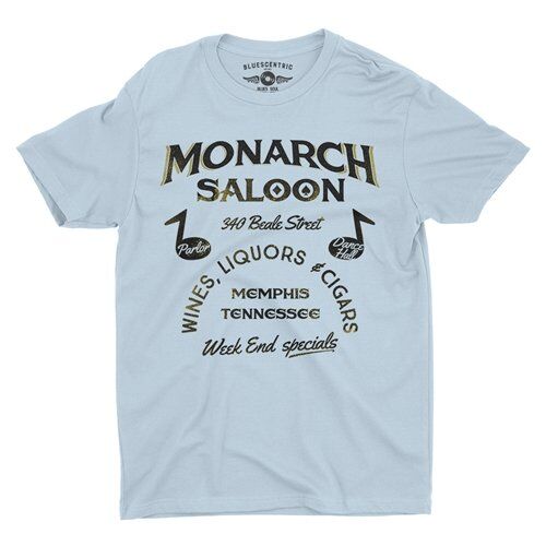 Monarch Saloon Memphis T-Shirt - Lightweight Vintage Style