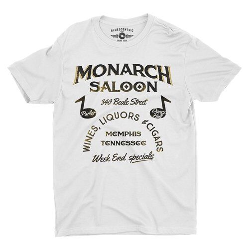 Monarch Saloon Memphis T-Shirt - Lightweight Vintage Style