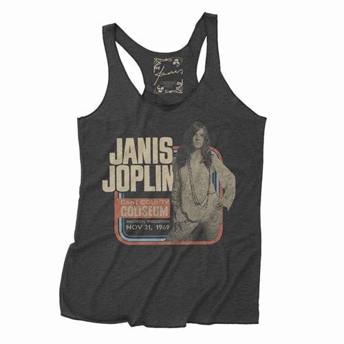 Janis Joplin Vintage Concert Racerback Tank - Women's