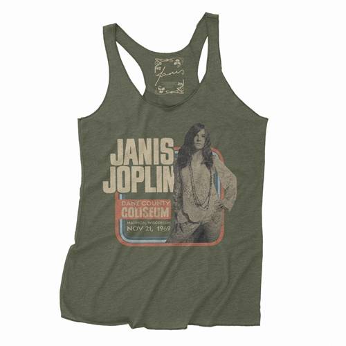 Janis Joplin Vintage Concert Racerback Tank - Women's