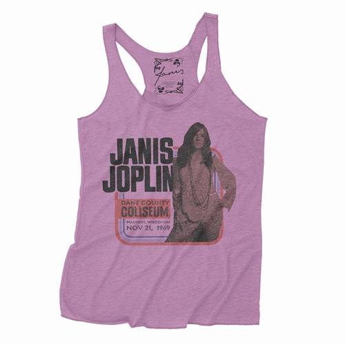 Janis Joplin Vintage Concert Racerback Tank - Women's