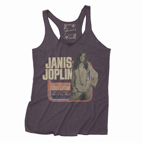 Janis Joplin Vintage Concert Racerback Tank - Women's