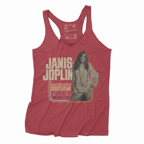 Janis Joplin Vintage Concert Racerback Tank - Women's