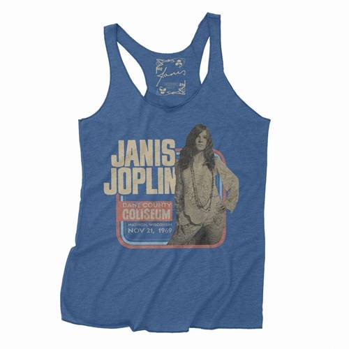 Janis Joplin Vintage Concert Racerback Tank - Women's