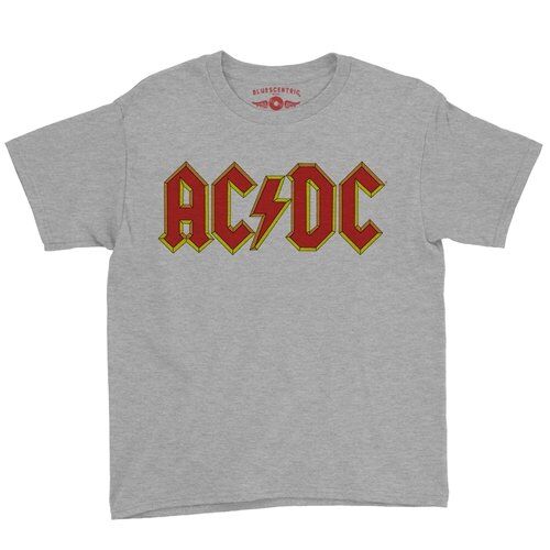 AC/DC Comic Logo Youth T-Shirt - Lightweight Vintage Children & Toddlers