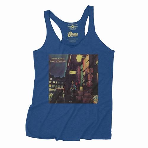 David Bowie Ziggy Stardust Album Cover Racerback Tank - Women's