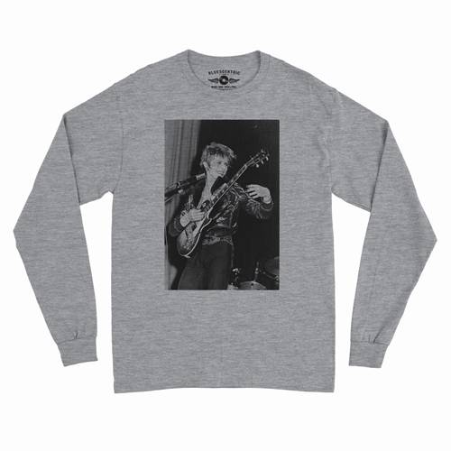 David Bowie Glam Photo Long Sleeve T-Shirt