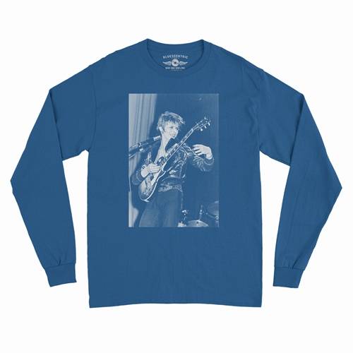 David Bowie Glam Photo Long Sleeve T-Shirt