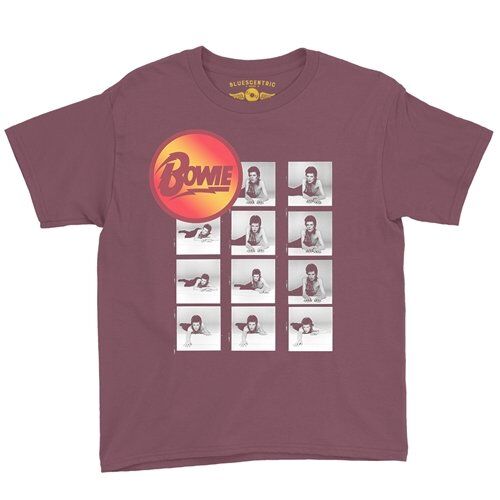 David Bowie Photo Roll Youth T-Shirt - Lightweight Vintage Children & Toddlers
