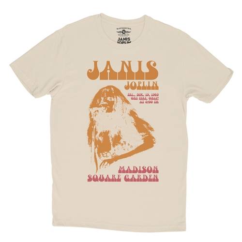 Janis Joplin at Madison Square Garden T-Shirt - Lightweight Vintage Style