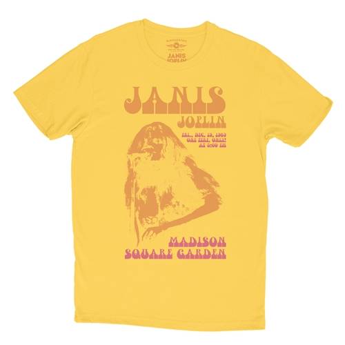 Janis Joplin at Madison Square Garden T-Shirt - Lightweight Vintage Style
