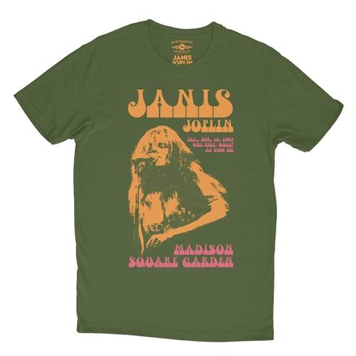Janis Joplin at Madison Square Garden T-Shirt - Lightweight Vintage Style