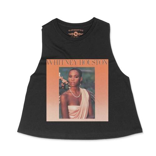 Whitney Houston Debut Racerback Crop Top - Women's