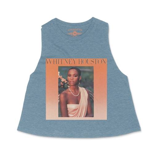 Whitney Houston Debut Racerback Crop Top - Women's