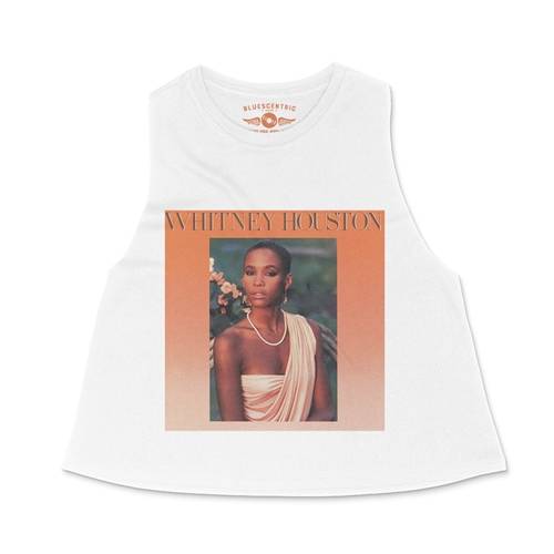 Whitney Houston Debut Racerback Crop Top - Women's