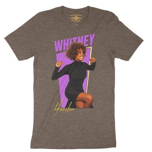 Whitney Houston 80s Vibes T-Shirt - Lightweight Vintage Style