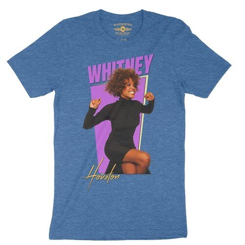 Whitney Houston 80s Vibes T-Shirt - Lightweight Vintage Style