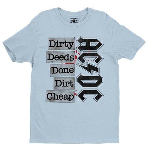 AC/DC Dirty Deeds T-Shirt - Lightweight Vintage Style