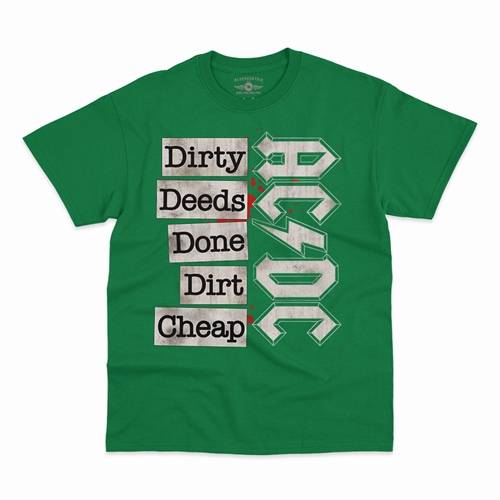 AC/DC Dirty Deeds T-Shirt - Classic Heavy Cotton