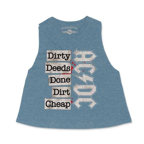 AC/DC Dirty Deeds Racerback Crop Top - Women's
