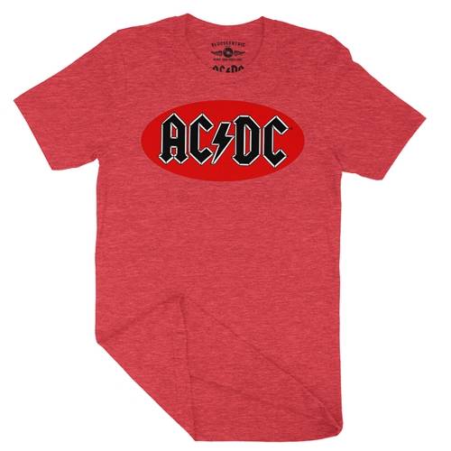 Oval AC/DC Logo T-Shirt - Lightweight Vintage Style