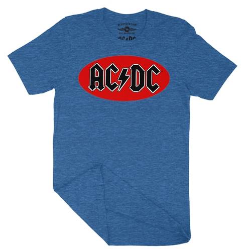 Oval AC/DC Logo T-Shirt - Lightweight Vintage Style