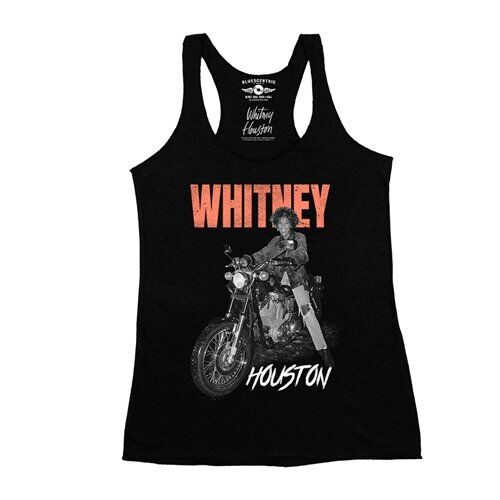 Whitney Houston Motorcycle Racerback Tank - Women's