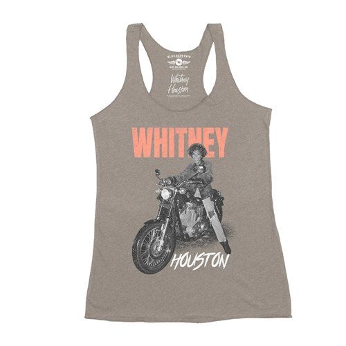 Whitney Houston Motorcycle Racerback Tank - Women's
