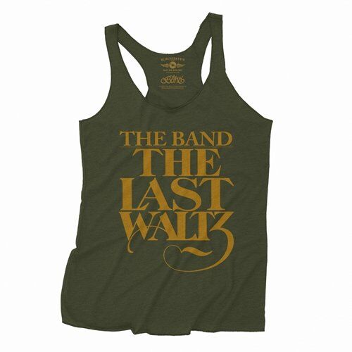 The Band The Last Waltz GOLD Logo Racerback Tank - Women's