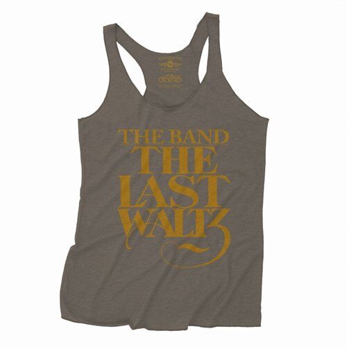 The Band The Last Waltz GOLD Logo Racerback Tank - Women's