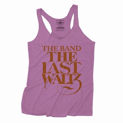 The Band The Last Waltz GOLD Logo Racerback Tank - Women's