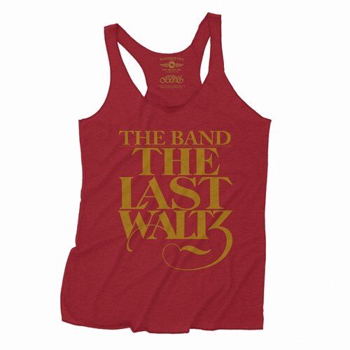 The Band The Last Waltz GOLD Logo Racerback Tank - Women's