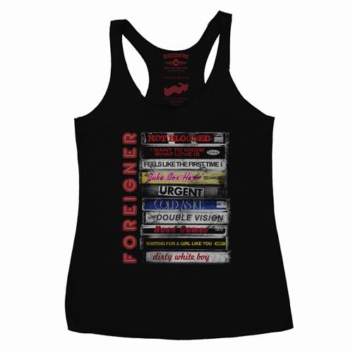Foreigner Tape Stack Racerback Tank - Women's