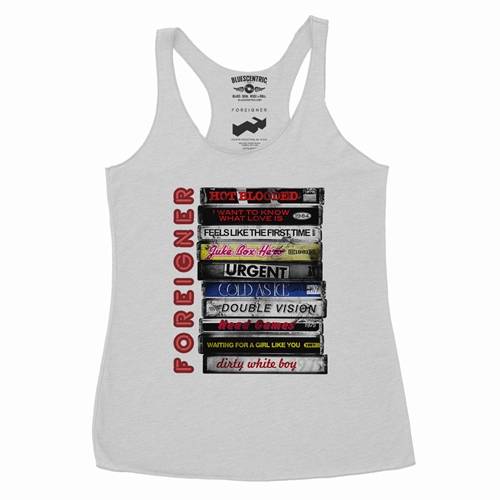 Foreigner Tape Stack Racerback Tank - Women's