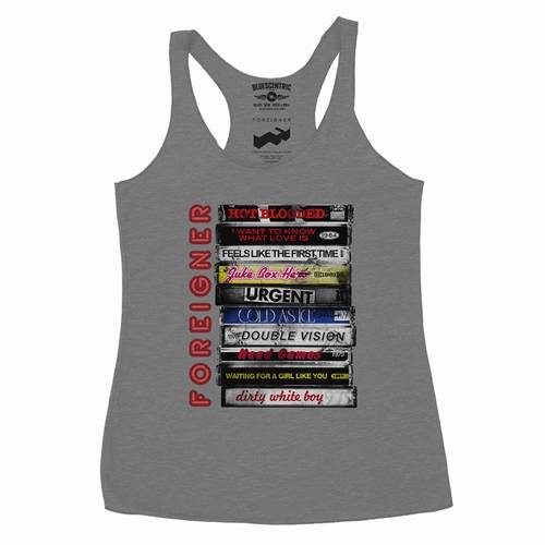 Foreigner Tape Stack Racerback Tank - Women's