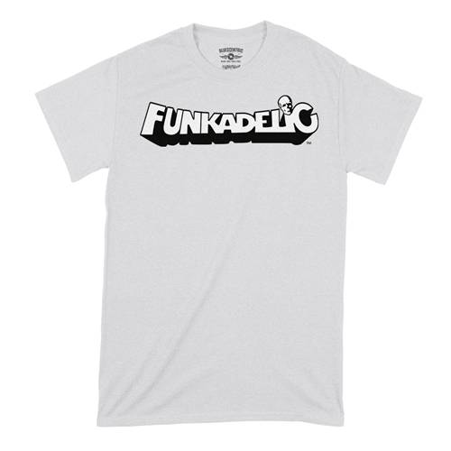 Funkadelic White Logo T-Shirt - Classic Heavy Cotton
