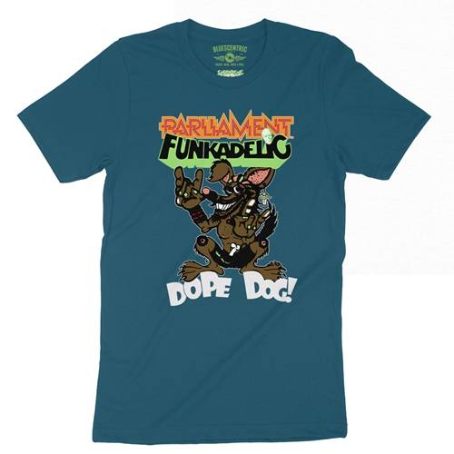 Parliament-Funkadelic Dope Dog Retro T-Shirt - Lightweight Vintage Style