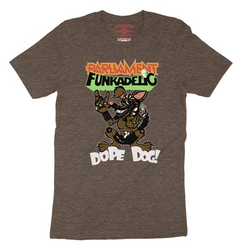 Parliament-Funkadelic Dope Dog Retro T-Shirt - Lightweight Vintage Style