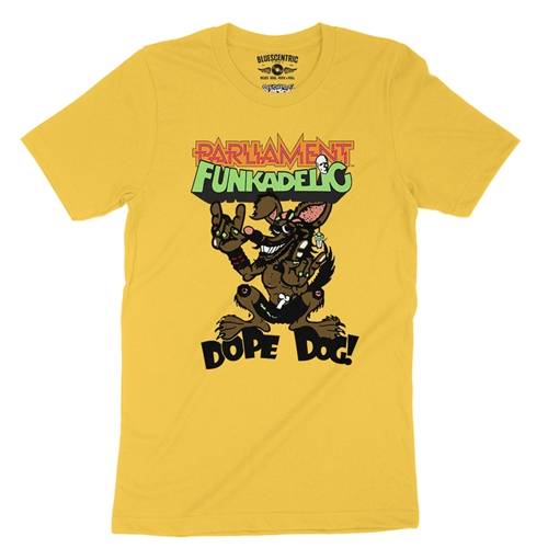 Parliament-Funkadelic Dope Dog Retro T-Shirt - Lightweight Vintage Style