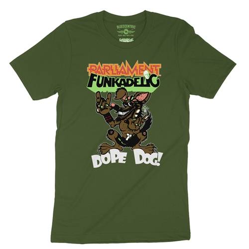 Parliament-Funkadelic Dope Dog Retro T-Shirt - Lightweight Vintage Style