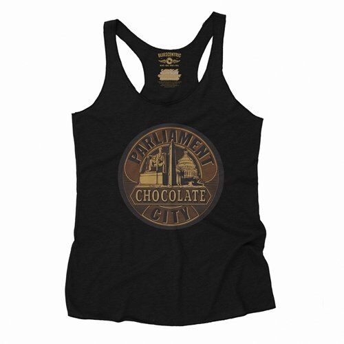Parliament Chocolate City Album Cover Racerback Tank - Women's