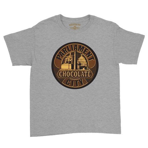 Parliament Chocolate City Album Cover Youth T-Shirt - Lightweight Vintage Children & Toddlers