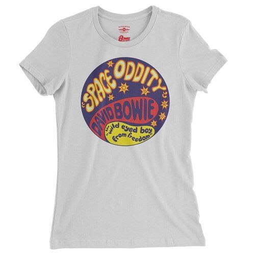 David Bowie Space Oddity Ladies T Shirt - Relaxed Fit