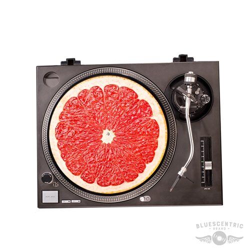Graphic Grapefruit Turntable Slip Mat