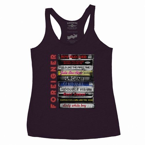 Foreigner Tape Stack Racerback Tank - Women's